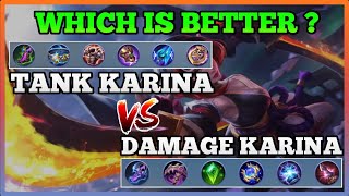 Know When to Play Karina as Damage or Tank | MLBB