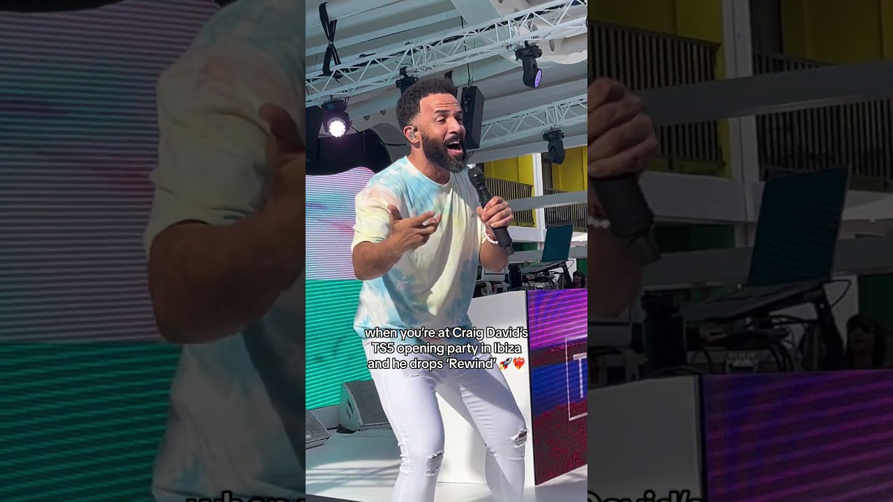 CRAIG DAVID'S IBIZA POOL PARTY 