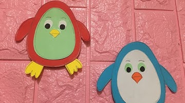 dạy cắt con chim cánh cụt bằng giấy thủ công cho ai muốn làm