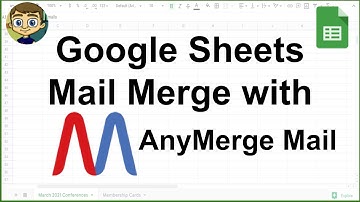 Mail Merge in Google Sheets using the AnyMerge Mail Add-On
