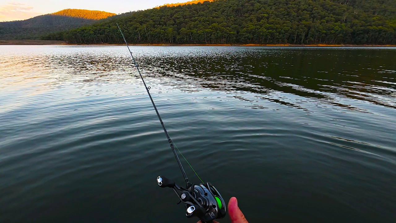 Lazy Sunday Afternoon Fishing At Lake William Hovell