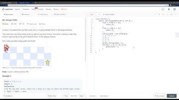 LeetCode 62: Unique Paths Solution