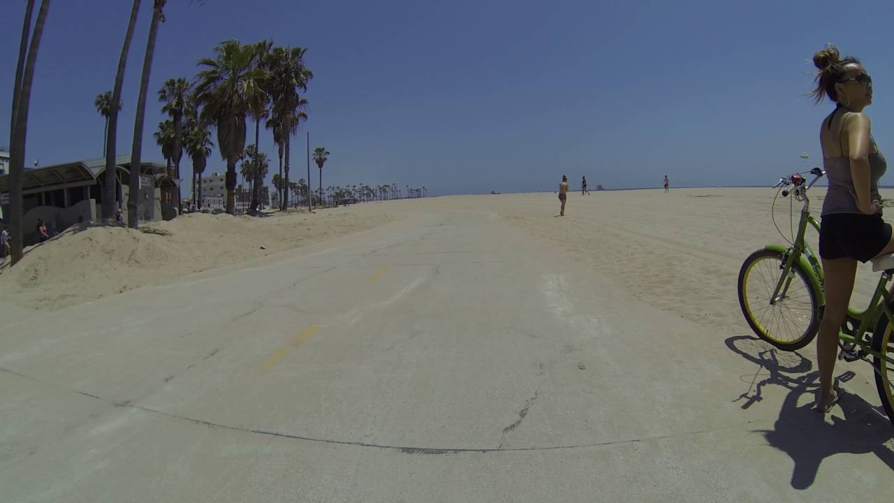 Venice beach bicycle ride - YouTube