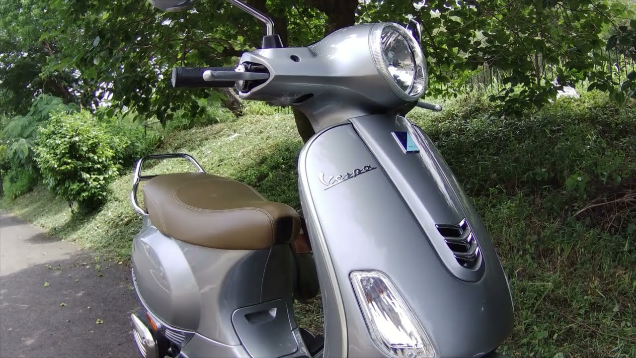 インドベスパ VXL125 車両紹介 - YouTube