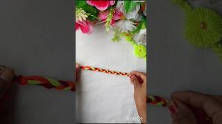 DIY Rakhi 💖 | Easy Rakhi Idea #rakhi #rakhicraft #rakhimakingidea #rakhimaking #rakhs #diy #short