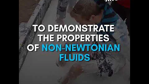 Students at Lamar University used a substance to “walk on water”