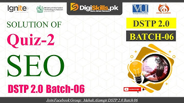 seo quiz 2 batch 6 | dstp 2.0 batch 06 seo quiz 2
