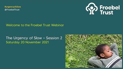 The urgency of slow - Session 2