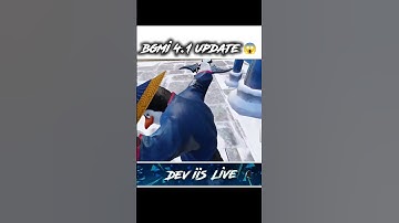 bgmi 4.1 update😱#bgmi #shorts @Deviislive