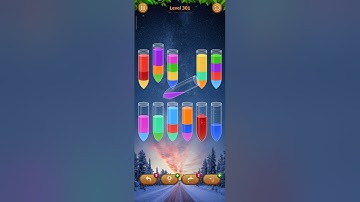 301 level Water sort - color sort game #gameshorts #watercolor #asmr #gameplay #shorts #play