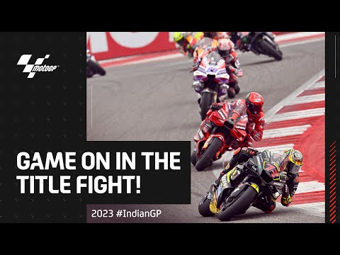 The title fight hots up! 🔥 | 2023 #IndianGP