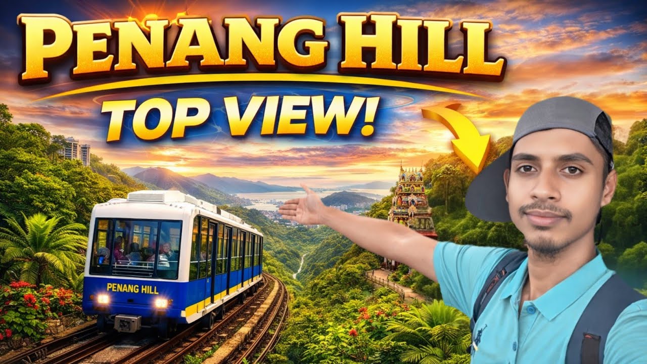 Malaysia, Penang Hill 🇲🇾 | Ticket থেকে Top View