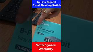 Tp-Link 8 port Gigabit desktop switch with 3 years warranty. #tech #gigabitdesktopswitch #networking