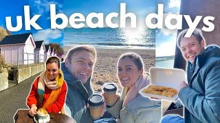 COSY ENGLISH SEASIDE VLOG | Sandgate & Folkestone Beach, Fish & Chips, Cute Coffee & Vintage Shops!🌊
