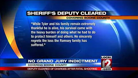 Deputy cleared of charges after fatal shooting