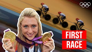 Laura Kenny's 🇬🇧first Olympic Race!