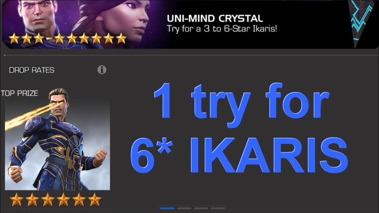 1x Ikaris (Uni-Mind) Cavalier Crystal | Marvel Contest of Champions