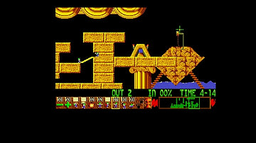 Lemmings Mayhem Level 13 Amiga Walkthrough