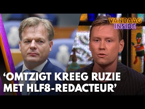 ?Pieter Omtzigt kreeg het na HLF8-uitzending aan de stok met redacteur? | VANDAAG INSIDE