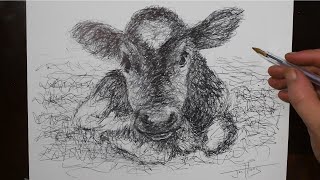 how to draw a cow like you only have several minutes to live