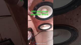 600 Watt Mono Amplifier Board Review Volume Testing