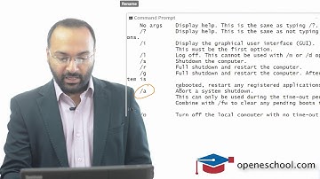 Windows Command Line Tutorials - Tutorial 21 - shutdown command