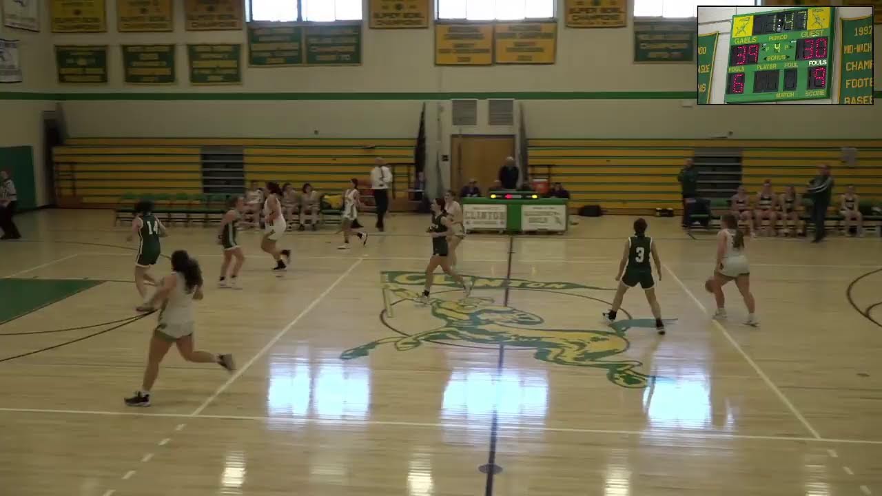 Clinton vs. Tahanto JV Girls Basketball - YouTube