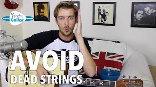 Avoid Dead Strings When Playing Chords - Beginner Guitar Lesson