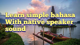 learn to speak bahasa