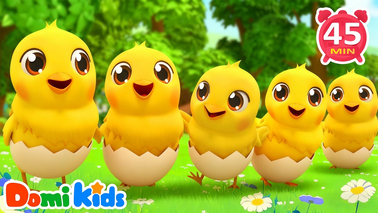 五隻小雞走丟了 🐥🐥🐥｜經典互動兒歌｜數數與動作律動｜幼兒必看動畫｜LEFUN Kids TV