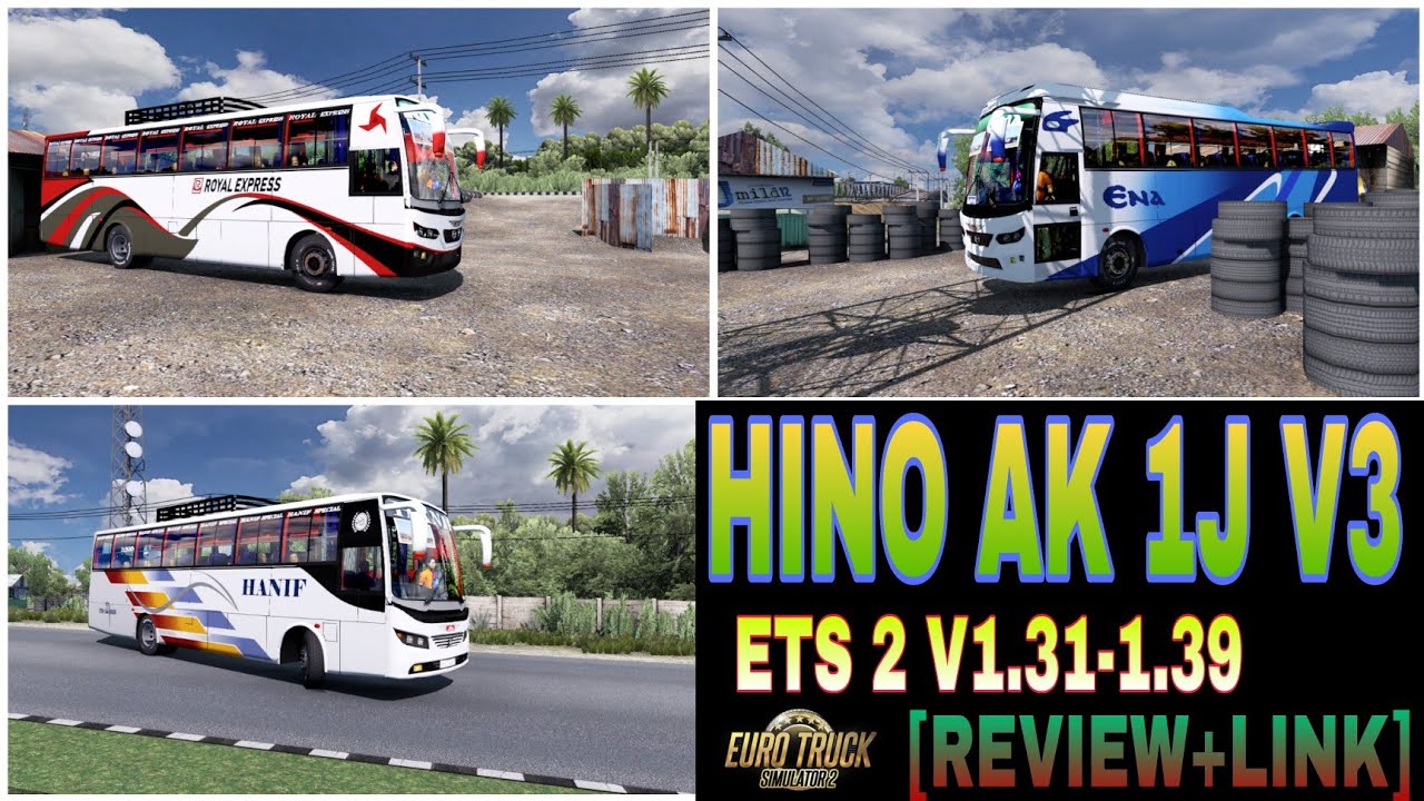ETS 2 MOD : HINO AK 1J V3 FOR ETS 2 V1.31-1.39[REVIEW + LINK]DOWNLOAD NOW LINK IN DESCRIPTION BOX🇧🇩