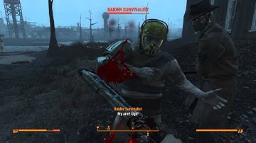 Fallout 4 fighting with the ripper