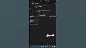 🧑🏻‍💻 How To Add Button Tag | Html Css #coding #shorts #html