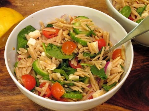 Orzo Salad -- The Frugal Chef