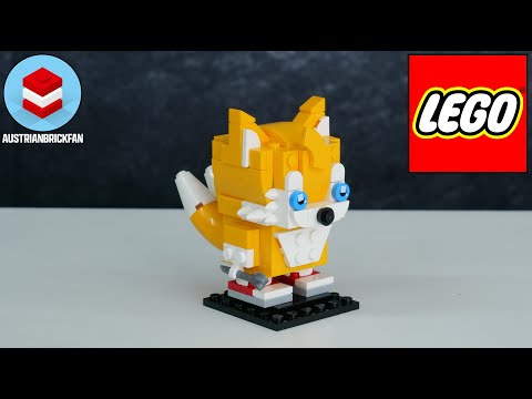 LEGO Brickheadz 40628 Miles 'Tails' Prower Speed Build Review