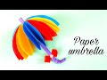 DIY Paper Umbrella / How To Make Beautiful Paper Umbrella / Paper Craft