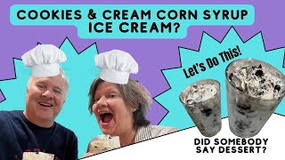 Cookies and Cream Corn Syrup Ice Cream