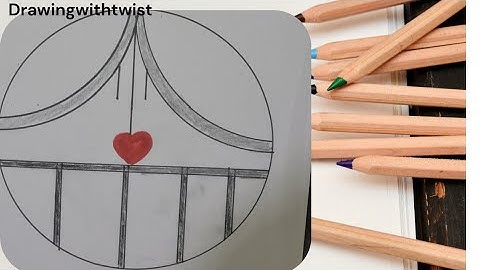 Very easy circle drawing | Pencil drawing tutorial in Circle |Easy circle drawing @Drawingwithtwist 