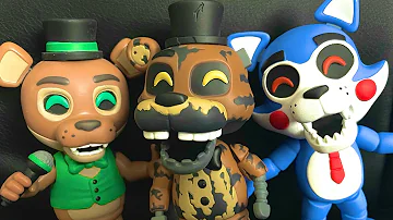 FNAF FAZBEAR FANVERSE YOUTOOZ SET REVIEW - Five Nights at Freddy's Fangame Candy Popgoes TJOC