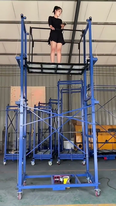 Electric scaffold lift platform for export