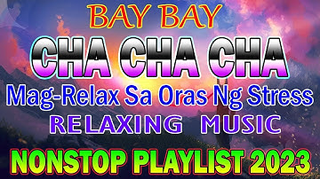 RELAXING DISCO CHA CHA VIBES 2023 \\ CHA CHA TAGALOG LOVE SONGS MIX 2023. ROAD TRIP CHA CHA🎇🎇