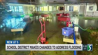 School district makes changes to address flooding