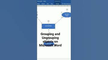 Grouping and Ungrouping Objects/Shapes on Microsoft Word(Follow Along)