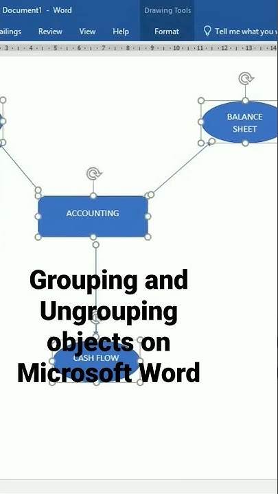 Grouping and Ungrouping Objects/Shapes on Microsoft Word(Follow Along ...