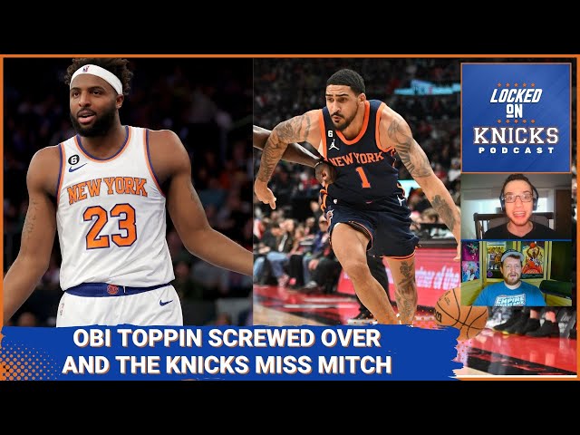 Obi Toppin steps up for Knicks in Game 1 start for injured Randle