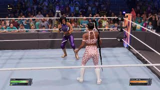WWE 2K22 bianca belair vs bayley ladder match