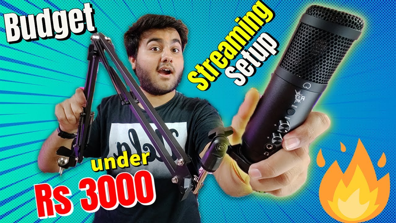 Best BUDGET Streaming Mic Setup under Rs 3000 only 🔥 RedGear Shadow
