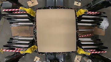 WCAT 450 With 4 Corner Boards   Slip sheet dispenser