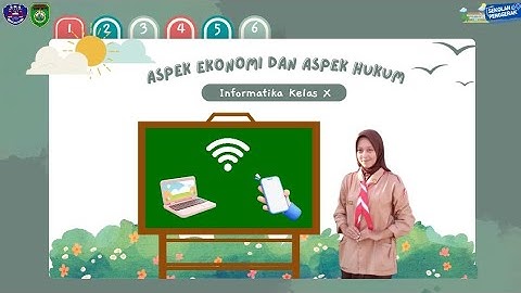 ASPEK EKONOMI DAN ASPEK HUKUM PADA PRODUK INFORMATIKA | INFORMATIKA | KELAS X