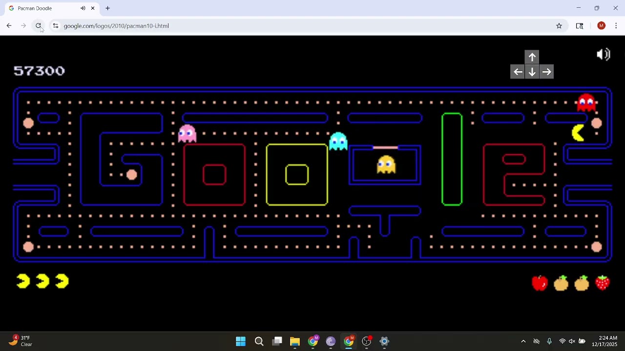 30th Anniversary of PAC-MAN (Google Doodle): 129,350